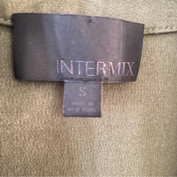 Intermix Luck Lace Up Blazer Green Size Small - Picture 6 of 9